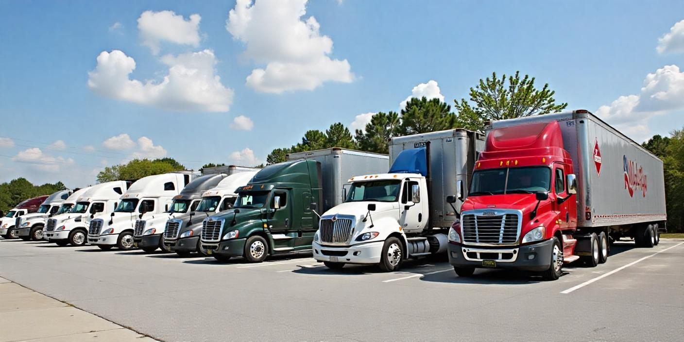 Commercial truck parking Atlanta